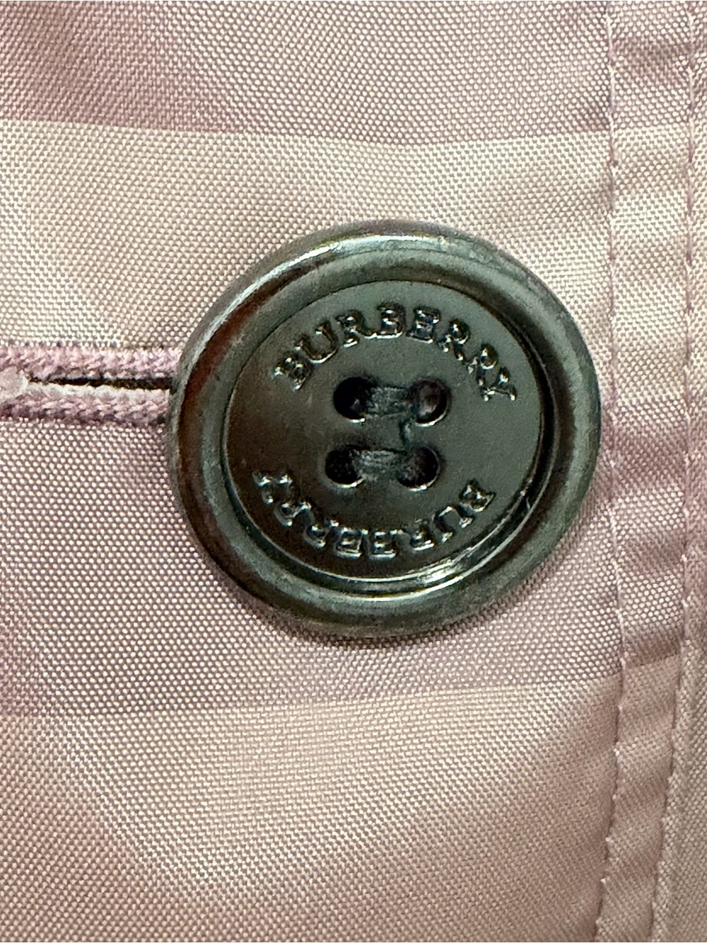 Burberry Pink Nova Check Trench Jacket - Picture 8 of 16